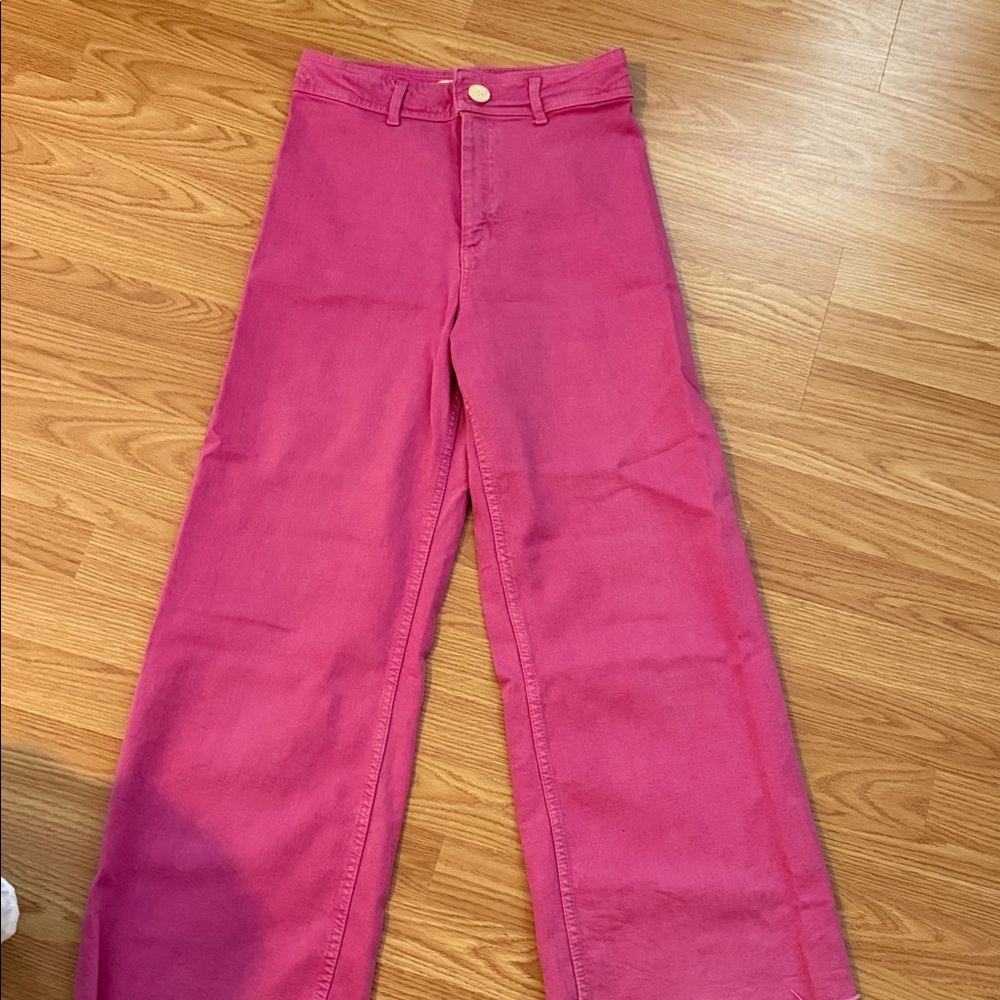 Zara High-Waist Wide Leg Jeans